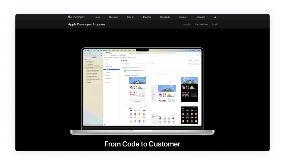 Apple Developer Program screenshot